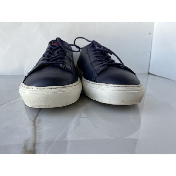 CALVIN KLEIN CK Octavian Leather  Navy Low Top Street Sneakers Lace Up Shoes 11 - Picture 6 of 9